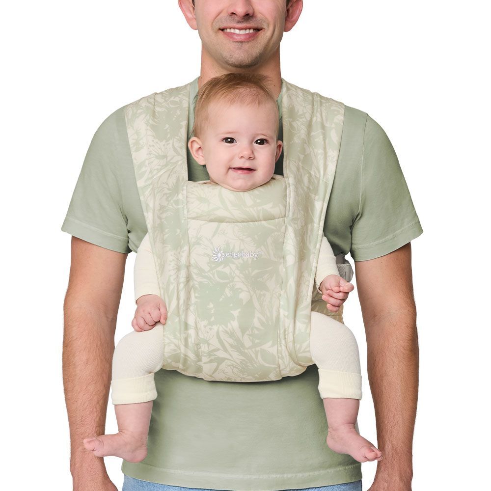 Ergobaby MARSUPIU EMBRACE Sage Meadows - imaginea 2