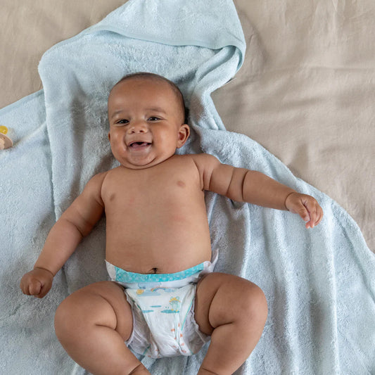 Prosop cu Gluga pentru Copii din Bambus Riviera Blue 38306 TM-CAP04-547