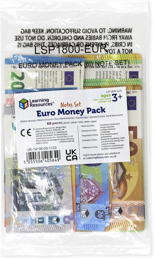 Set de bani de jucarie (Euro)
