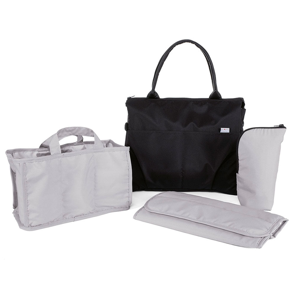 Geanta Chicco tip organizator, Pure Black, 0luni+