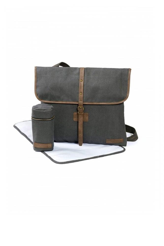 East Coast Geanta Unisex pentru Scutece Satchel Silver Cloud - imaginea 2