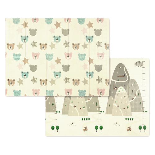 Covoras de joaca BabyOno 150x200 cu doua fete din spuma antialunecare