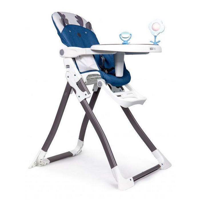 Scaun de masa Ecotoys HC-301-904 - Albastru