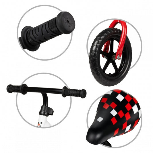 Bicicleta fara pedale Kidwell Rebel White