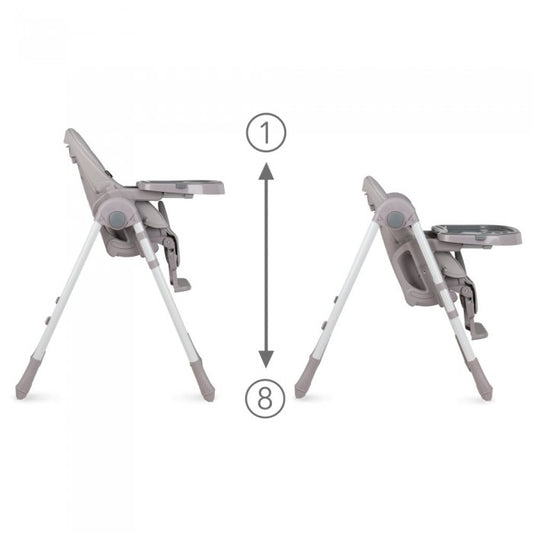 Scaun de masa Kidwell BENTO - Gri