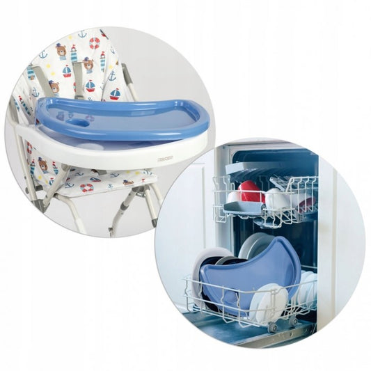 Scaun de masa Ricokids Eldo - Alb - Albastru