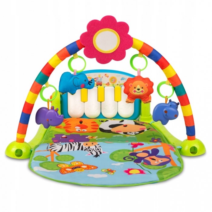 Salteluta de joaca cu pian Ricokids 7316 - Multicolora