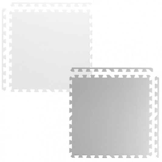 Salteluta de joaca 180 x 180 cm Ricokids 7495 - Gri - Alb