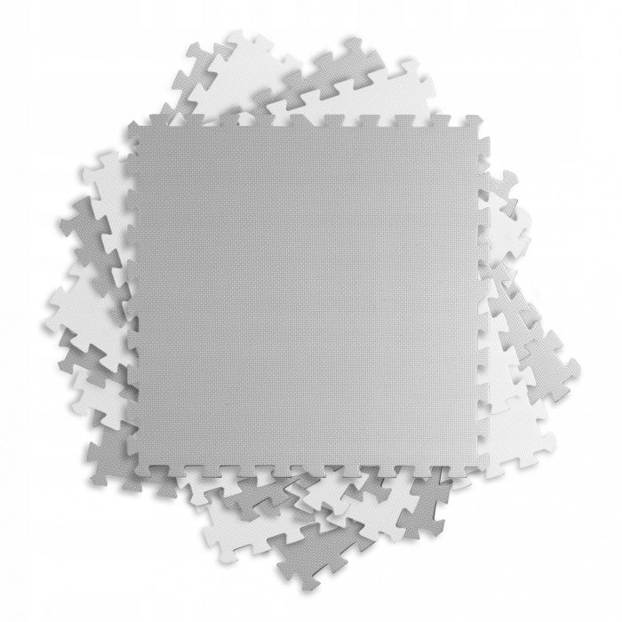 Salteluta de joaca 180 x 180 cm Ricokids 7495 - Gri - Alb