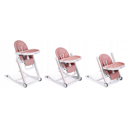 Scaun de masa cu roti Ricokids Tugo - Roz