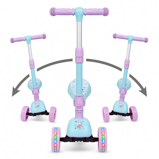 Trotineta 2 in 1 cu sezut Kidwell Rimba - Unicorn