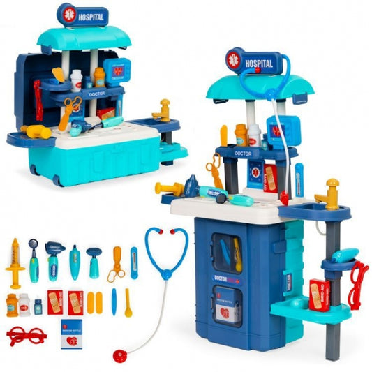 Set de joaca pentru copii cu 19 accesorii Ecotoys HC507013 - Doctor