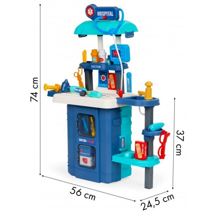Set de joaca pentru copii cu 19 accesorii Ecotoys HC507013 - Doctor