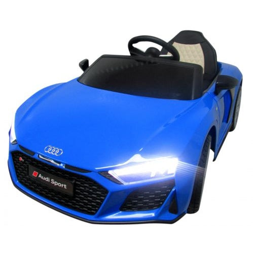 Masinuta electrica cu telecomanda Audi R8 - 107 cm R-Sport - Albastru