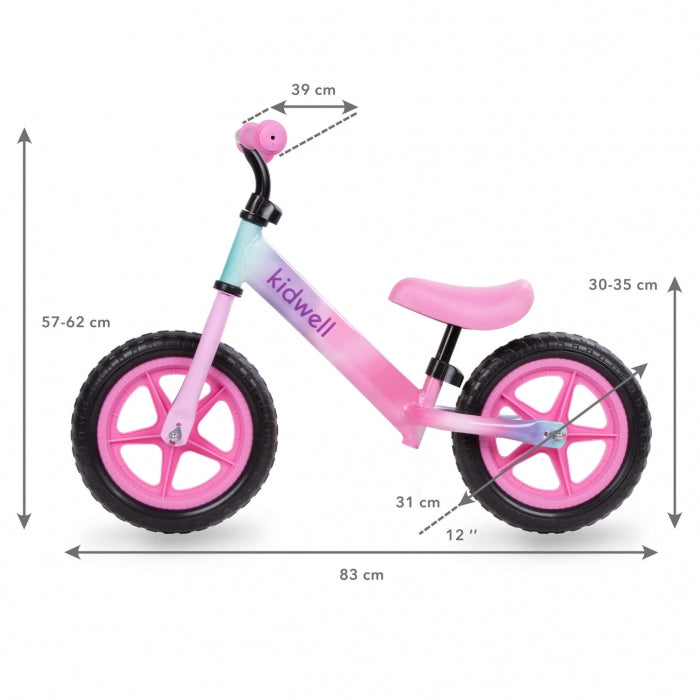 Bicicleta fara pedale Kidwell Rebel Ombre