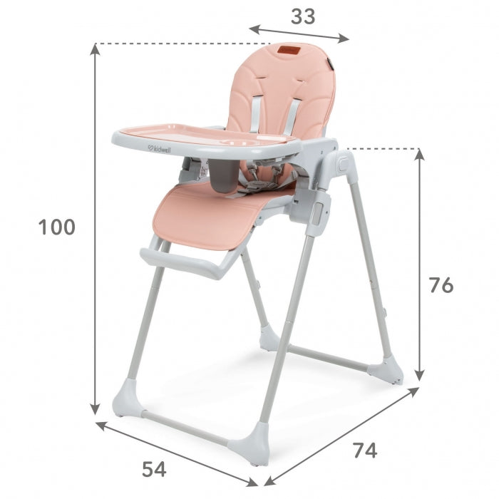 Scaun de masa multifunctional Kidwell BENO - Pink