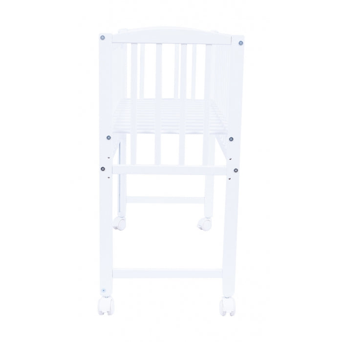 Patut cu roti si laterala culisanta VESSANTI MINI - Alb