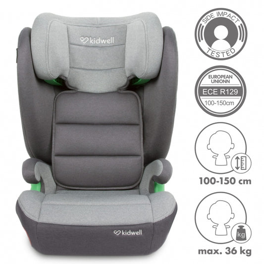 Scaun auto cu Isofix 15-36 Kg Kidwell Weston - Dark Gray