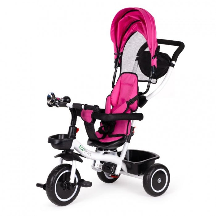 Ecotoys Tricicleta Ecotoys EDIYM-BT-2 - Roz - imaginea 8