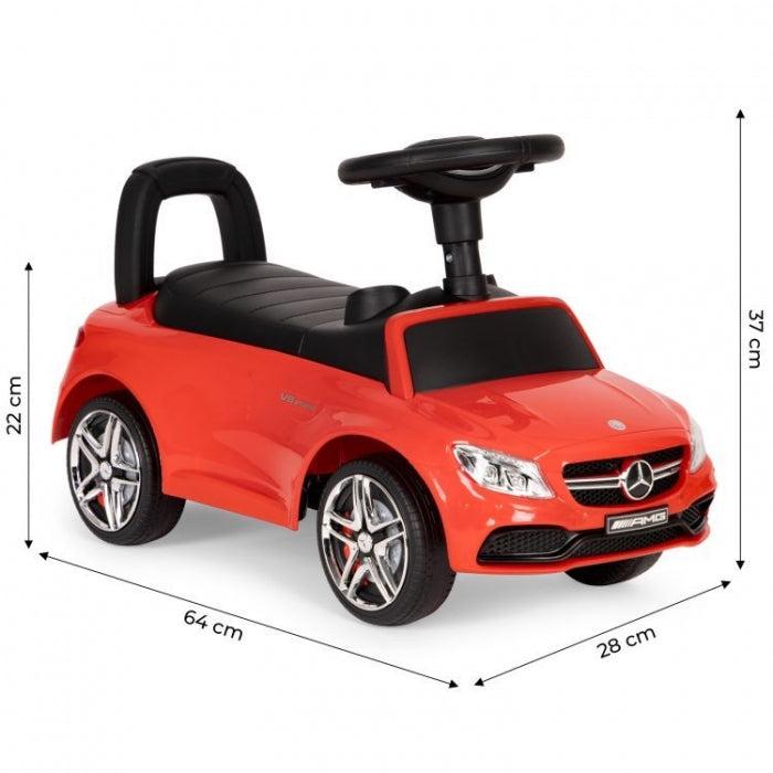 Masinuta de impins cu sunete Mercedes Ecotoys 638 - Rosu