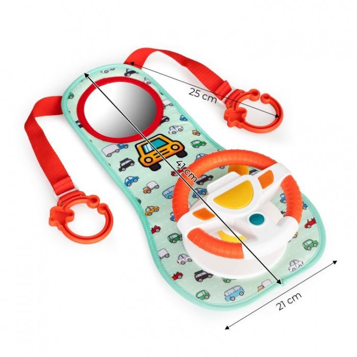 Salteluta interactiva cu volan pentru masina Huanger HE0623