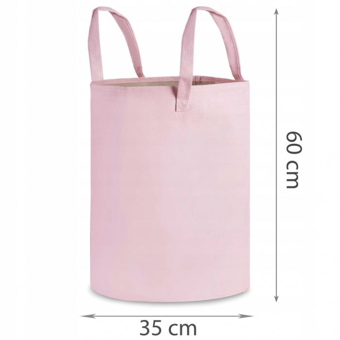 Cos mare pentru depozitarea jucariilor Nukido - Roz pudra