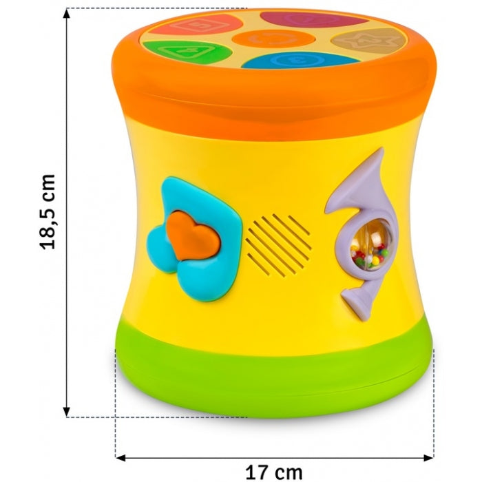 Jucarie educativa in forma de toba cu diverse sunete Ricokids RK-742