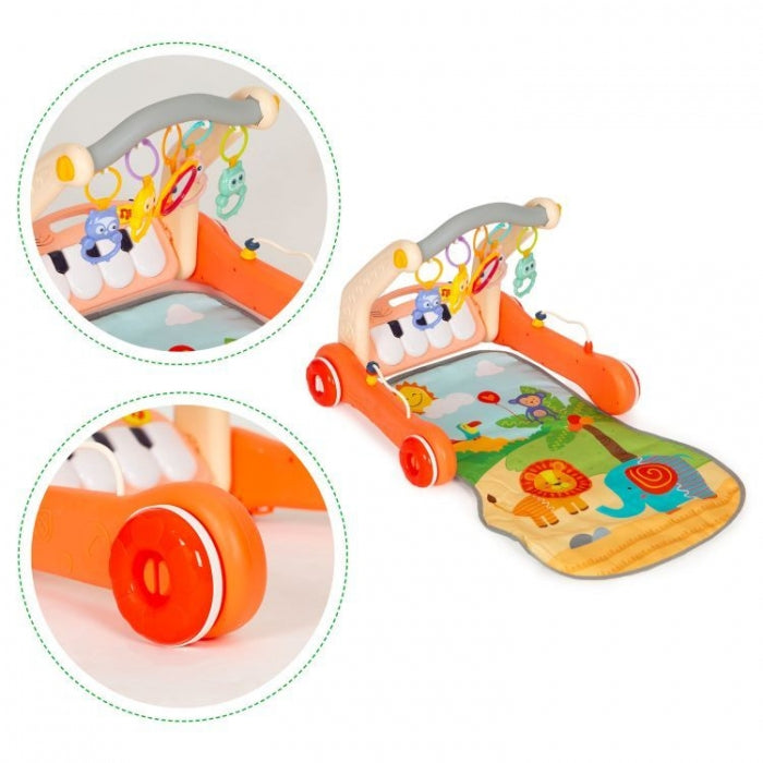 Antemergator educational 2 in 1 cu salteluta de joaca Huanger HE0638
