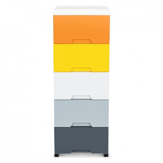 Raft cu 5 compartimente pentru depozitarea diverselor obiecte ModernHome 05B - Multicolor