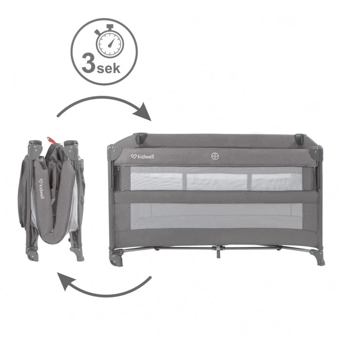 Kidwell Patut pliabil Kidwell BLISSY LIFT - Gray - imaginea 13