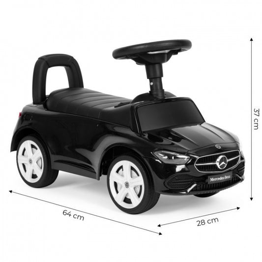 Masinuta de impins cu maner Mercedes C Class Ecotoys 667 - Negru