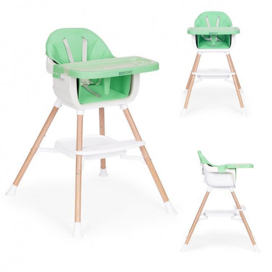 Scaun de masa 2 in 1 Ecotoys HC508 - Verde