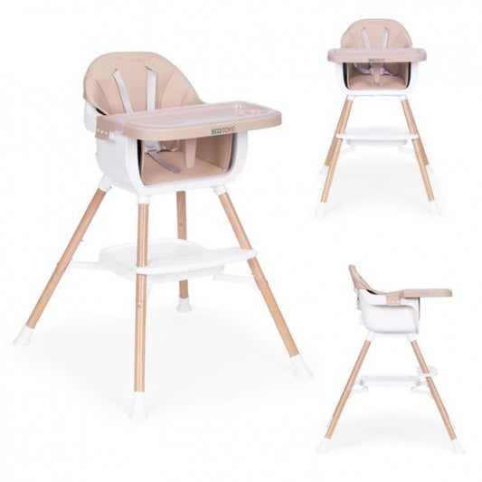 Scaun de masa 2 in 1 Ecotoys HC508 - Bej