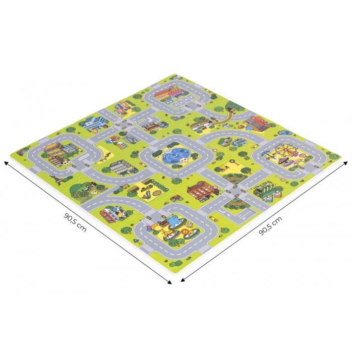 Salteluta de joaca pentru copii 90.5 x 90.5 x 1 cm ECOEVA018 - Orasel