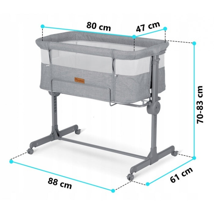 Patut cu laterala culisanta Nukido NK-243 - Gri