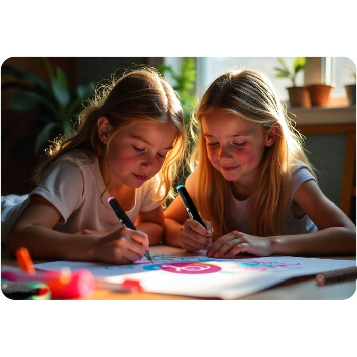 Salteluta de joaca 120 x 92 x 0.3 cm si un set de 80 markere colorate Ricokids - Zoo