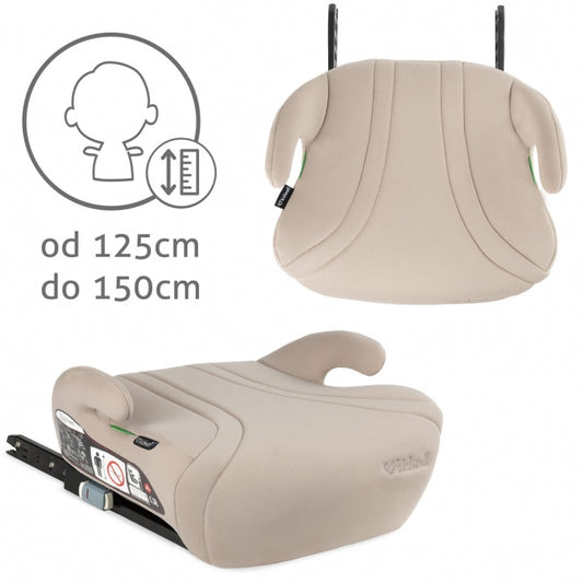 Inaltator auto cu Isofix 125-150 cm Kidwell Bono - Beige