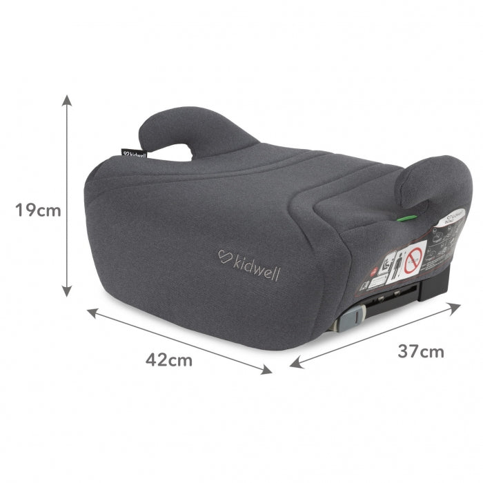 Kidwell Inaltator auto cu Isofix 125-150 cm Kidwell Bono - Gray - imaginea 9