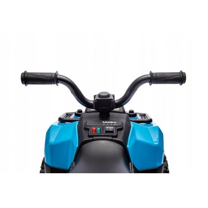 ATV electric pentru copii R-Sport J9, 70x44x40 cm, varsta 1.5-4 ani, roti si scaun din plastic, putere 25W - Albastru