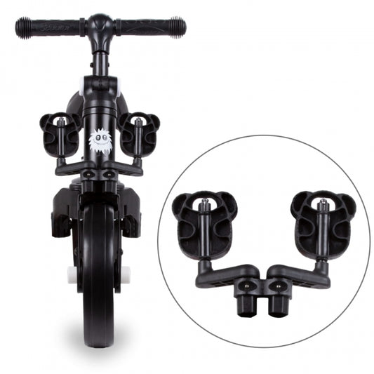 Tricicleta cu pedale 3 in 1 Kidwell Pico Total Black