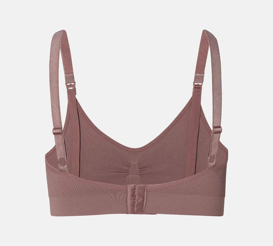 Sutien de alaptare fara cusaturi Hura Sensil Breeze Deep Taupe XL/XXL Lola&Lykke