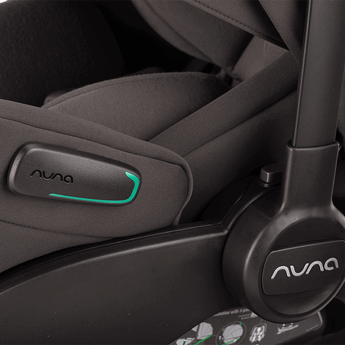 Nuna Scoica auto i-Size ARRA flex Thunder, nastere-87 cm, certificata R129 - imaginea 6