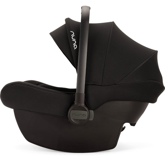 Nuna - Set scoica auto i-Size PIPA Lite Caviar R129 + Baza isofix BASE next i-Size pentru PIPA Lite, testata ADAC