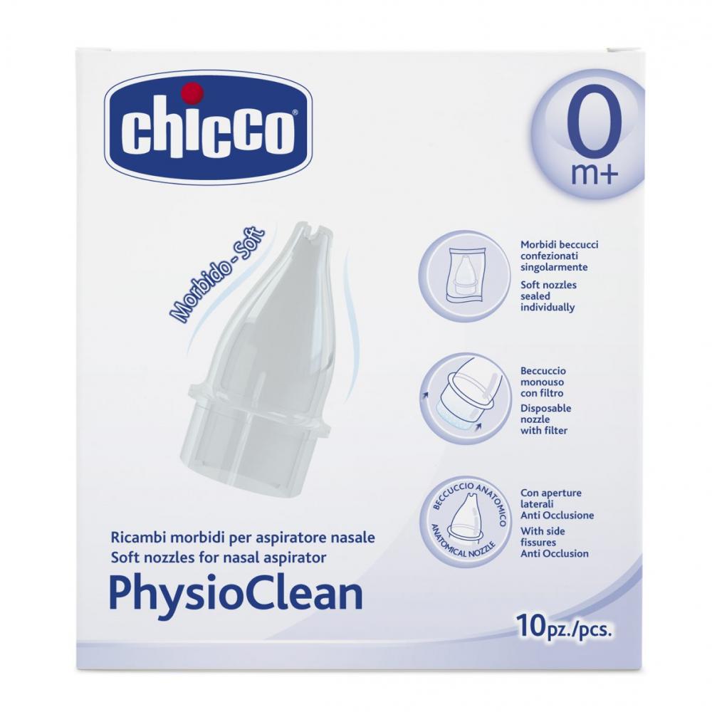 Rezerva Chicco PhysioClean pentru aspirator nazal, 10buc.