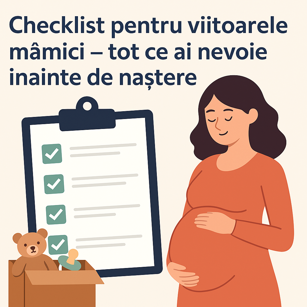 Checklist pentru viitoare mămici cu produse pentru sarcină și nou-născut – Bebes.ro