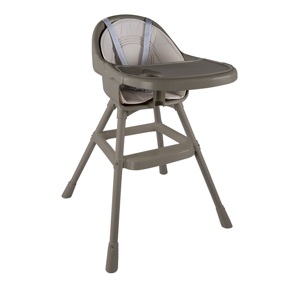 Scaun de masa premium cu perna - Gri