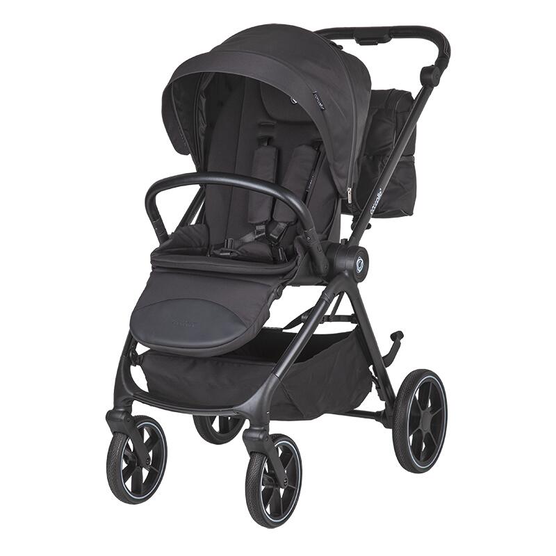 Carucior modular 2in1 Coccolle Serry Jet black+ Scoica auto iSize Coccolle Knox Greystone