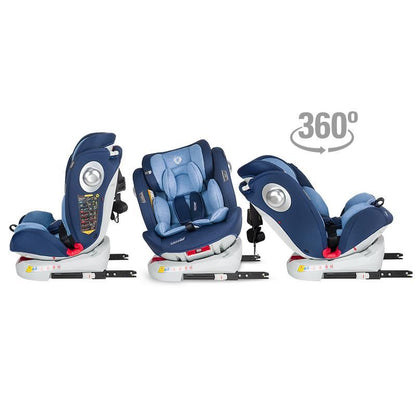Scaun auto 0-36 kg rotativ Coccolle Nerio Celestial blue
