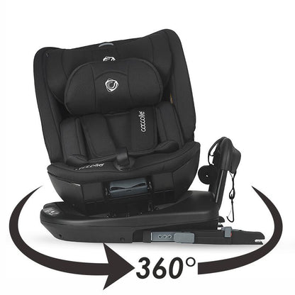 Scaun auto rotativ iSize Coccolle Velsa Jet black