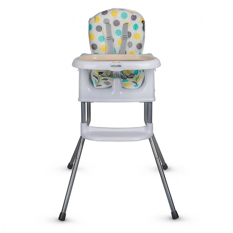 Scaun de luat masa multifunctional Coccolle Ziti Beige Dots